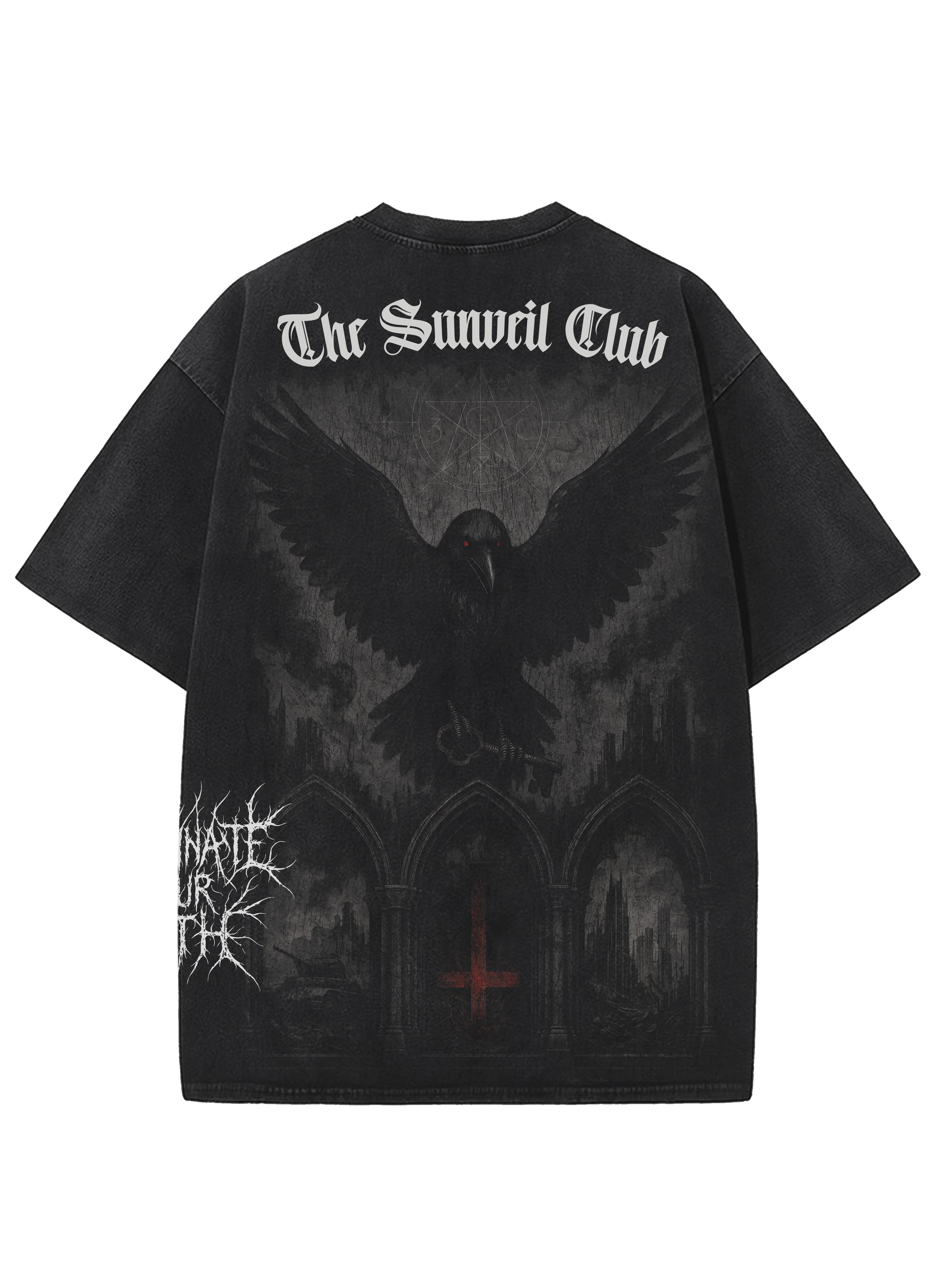 The Messenger of the Veil - Oversized Tee